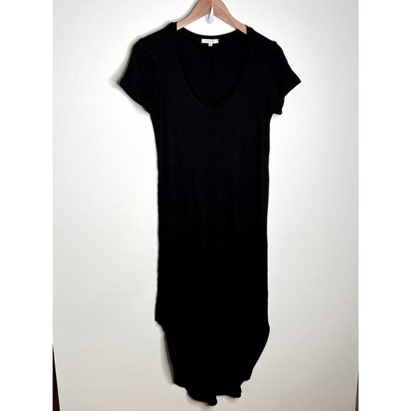 Z Supply Ribbed Black Dress - Picture 1 of 7